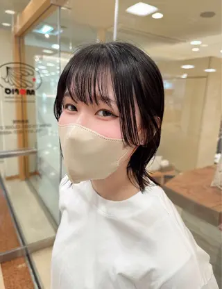 ミディアム モリオフロムロンドン所属・札幌カットモデル/ 札幌ブリーチ/富田のヘアスタイル