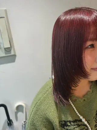 ミディアム カラー オスズ 🎀´-のヘアスタイル