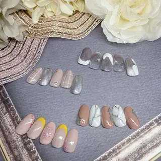ネイル クレアトゥール華所属・クレアトゥール華 西村のネイルデザイン