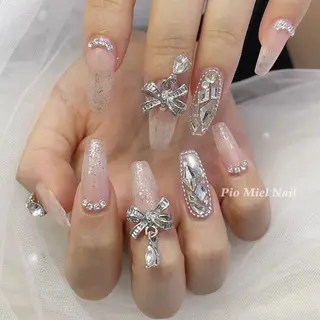 ネイル HANA 長さだしのネイルデザイン