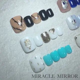 ネイル ミラクルミラー 町野のネイルデザイン