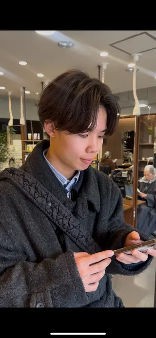 パーマ メンズ 年間2000名担当◎ パーマ職人/仲原佑樹のヘアスタイル