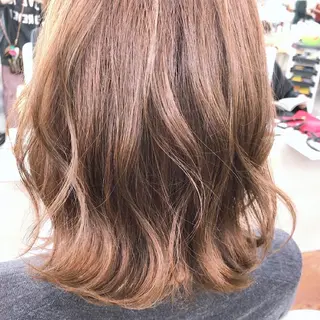セミロング カラー 鶴田 風雅のヘアスタイル