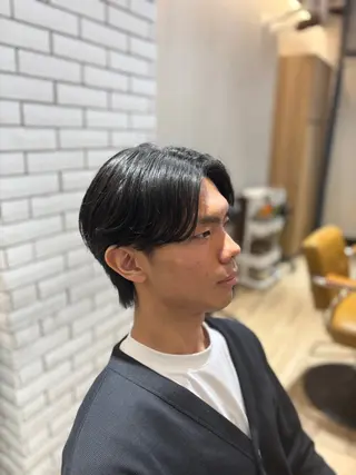 パーマ メンズ メンズカット/センタ ーパート /マミヤのヘアスタイル