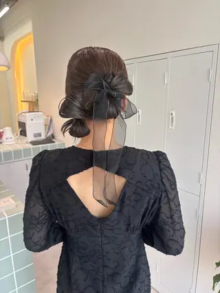 ヘアアレンジ 広島/ヘアセット /ベージュ/わかなのヘアスタイル