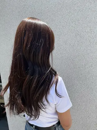 ロング 南草津/レイヤー/ ゴトウのヘアスタイル