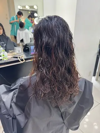 パーマ デザインカラー/ ハイトーン/ケイジのヘアスタイル