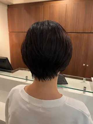 ショート チーフデザイナー 木部のヘアスタイル