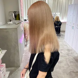 ロング カラー 🎀ミルクティー/暖 色×レイヤー/マリアのヘアスタイル