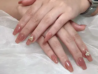 セミロング 宮崎 もものネイルデザイン