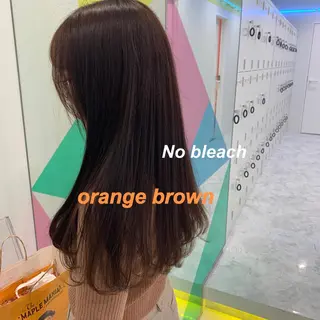 セミロング カラー ヘアアレンジ GO TODAY SHAiRE SALON  原宿verno店所属・完全💗マンツーマン marinのヘアスタイル