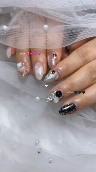 ネイル 𝑬𝑹𝑰𝑲𝑨 𓂃🎀𓈒𓏸のネイルデザイン