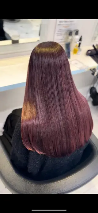 ロング カラー ♥️暖色モテカラ ー♥️由夏のヘアスタイル