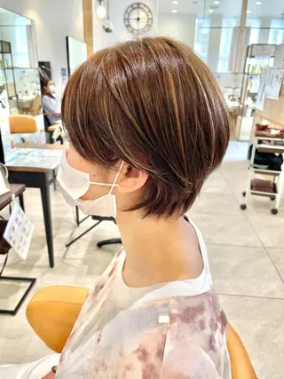 ショート 安田 美由紀のヘアスタイル