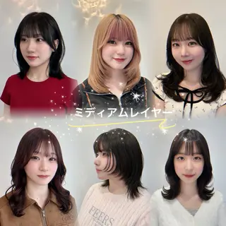 ミディアム 🎀gigs🎀 momoka🎀のヘアスタイル