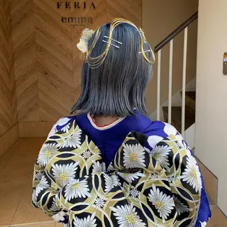 ヘアアレンジ FERIAあべの KARINのヘアスタイル