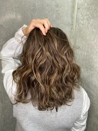 ミディアム カラー Trill所属・縮毛矯正/髪質改善 /SATOKOのヘアスタイル