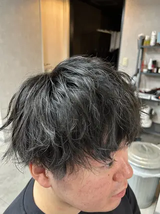 カラー メンズ メンズ特化/マッシュ 小原  啓裕のヘアスタイル