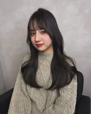 ロング カラー 【韓国ヘア ×髪質改善】内田のヘアスタイル