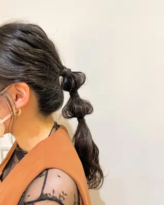 ロング ヘアアレンジ エクステ/ハイトーン 🐏☁️miminaのヘアスタイル