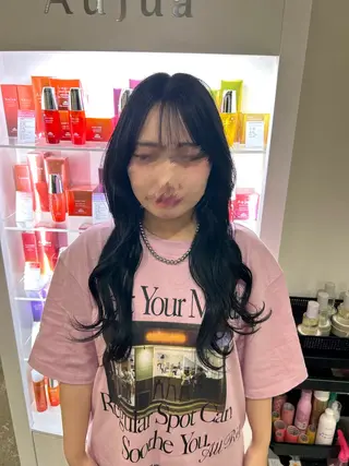 ロング カラー 坂本奈都美 🎀のヘアスタイル