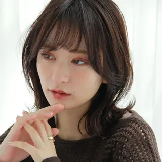 ミディアム 🫧FERIA北千里 🫧のヘアスタイル