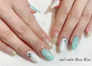 ロング ネイル ネイルスタジオ シェイクユアハンズのネイルデザイン