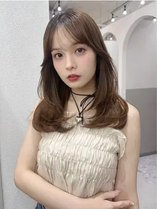 ミディアム 伊藤 剛志のヘアスタイル