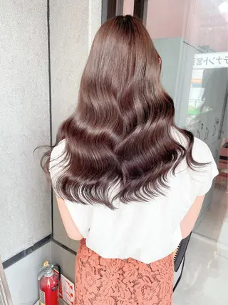 セミロング カラー ヘアアレンジ メンズ 韓国ヘア特化💍 tiam💍ブリーチのヘアスタイル