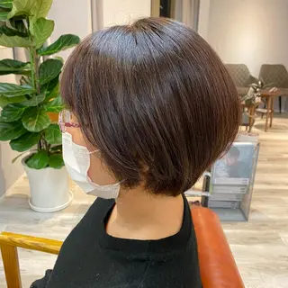 ショート 透明感カラー✨ 酸性ストレート特化のヘアスタイル