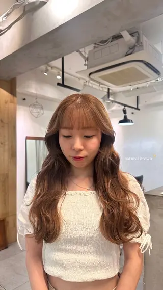 ロング カラー Lomalia Rukaのヘアスタイル