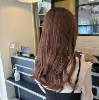 ロング カラー スナコザワ レナのヘアスタイル