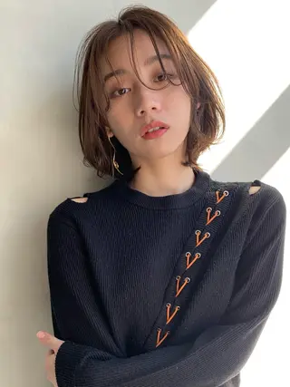 ミディアム EMANON 池袋3rd店のヘアスタイル