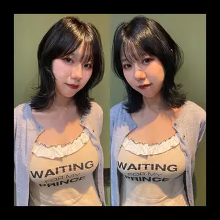 ミディアム カラー mai / linoah˚✧のヘアスタイル