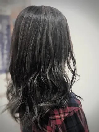 ロング カラー 福島 雪華のヘアスタイル