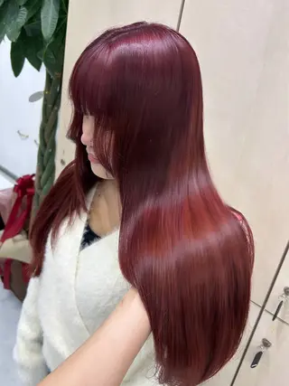 ロング カラー IS所属・横浜美容室/透明感 カラー/レイヤーのヘアスタイル