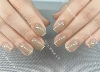 ネイル 神田 ココナッツのネイルデザイン