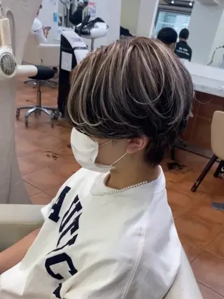 カラー メンズ メンズ/メッシュ ‪‪/セット/aoiのヘアスタイル