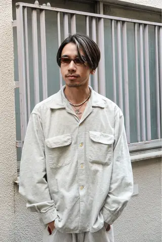 ミディアム カラー メンズ メンズカット/パーマ /ユアサシュンスケのヘアスタイル