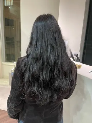 ロング パーマ レディースカット特化 ケンジのヘアスタイル