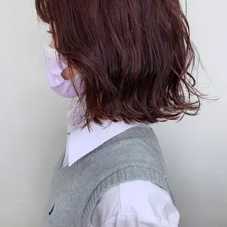 カラー 🍊mai🍊 似合わせスタイル🌿のヘアスタイル