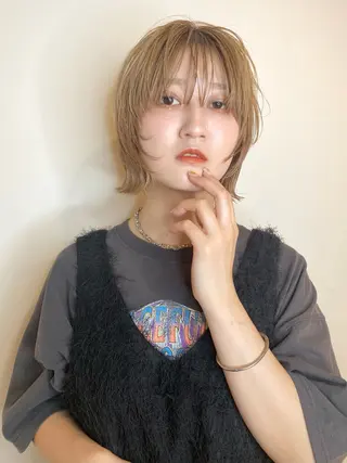 ショート colors Island所属・軍司 美夏のヘアスタイル