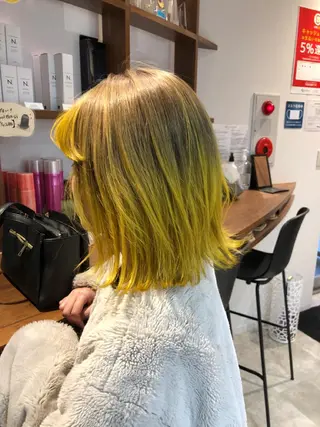 ミディアム カラー レイヤー,ボブ / 彩未のヘアスタイル