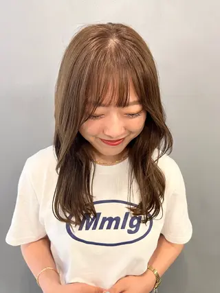 セミロング KOCHAB本山所属・三谷 はるなのヘアスタイル
