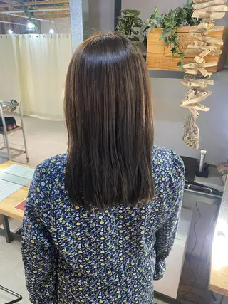 セミロング 溜 一太のヘアスタイル