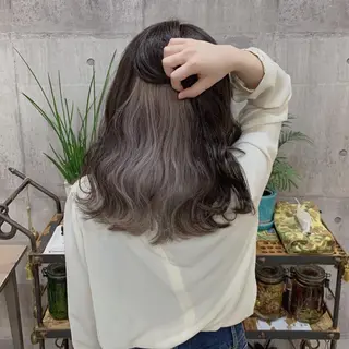 ミディアム カラー いとう りょうたのヘアスタイル