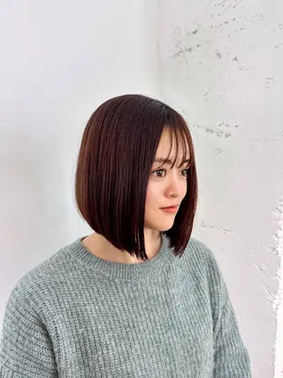 ミディアム 塩田 悠我のヘアスタイル