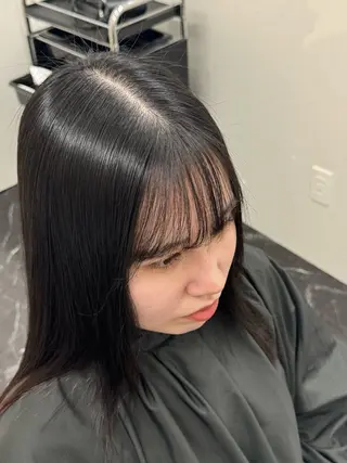 ロング カラー パーマ ヘアアレンジ メンズ キッズ ブリーチなしカラー I 髪質改善Ⅰたつやのヘアスタイル