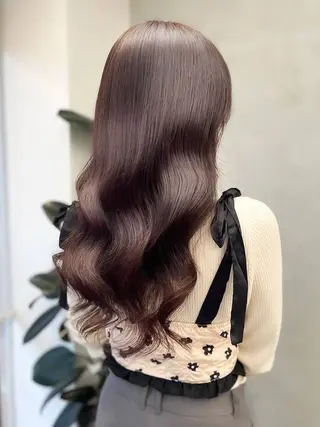 ロング カラー 高村 茉耶のヘアスタイル