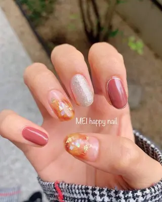 ネイル 北浦和 自爪育成ケアのネイルデザイン